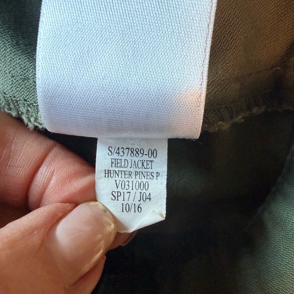 Old Navy Olive Utility Jacket Drawstring Waist Li… - image 9